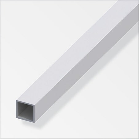 Tube ALU Blanc 100 x 60 mm (longueur 2,5m)