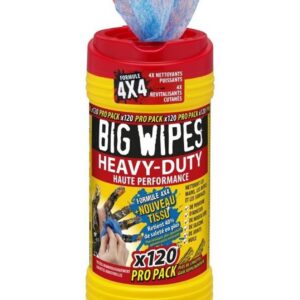 Tube de lingettes industrielles HEAVY-DUTY - Tube de 100 linguettes industrielles
