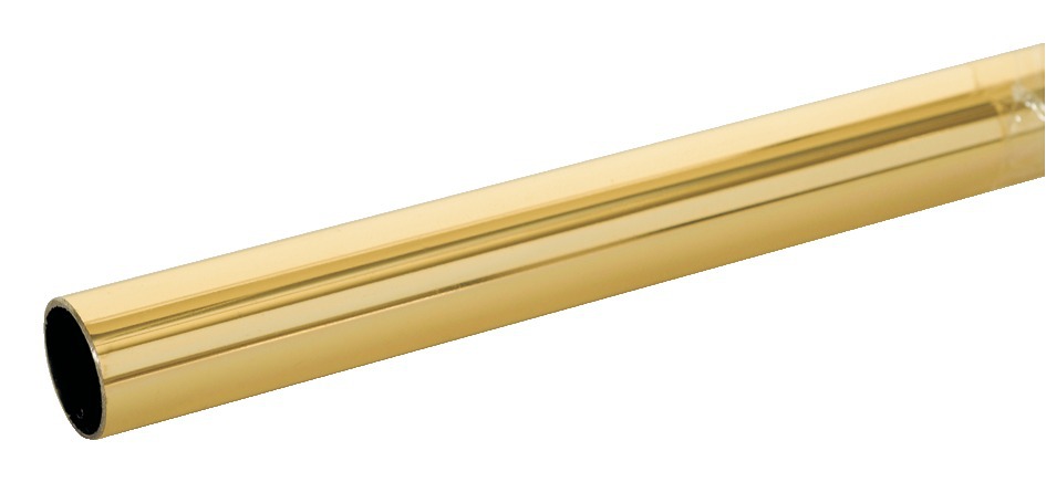 Tube 18 mm rond longueur 3 m acier laitonné DUVAL 51-1033-1830