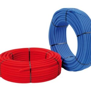 TUBE PER pré-gainé - Ø10x12mm - bleu - longueur 25ml