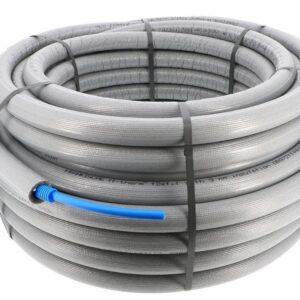 Tube PER pré-gainé pré-isolé - Ø 20x25mm - bleu - couronne 50ML