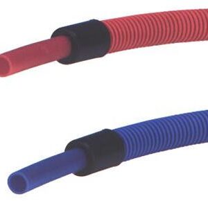 Tube PER prégainé - Ø 16 x 1,5 tube prégainé bleu - la couronne de 25 m