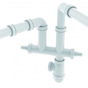 Tubulure de raccordement avec joints intégrés Connectic