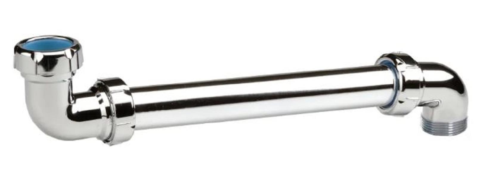 Tubulure gain de place siphon - Ø : 1"1/4 - chromée