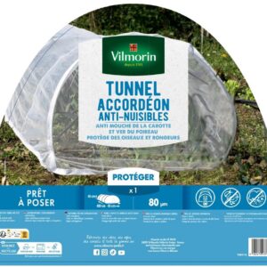 Tunnel Accordéon Anti-Nuisibles - 65 cm x 45 cm x 400 cm