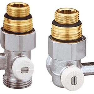 Vanne en H doubles bitube - Ø1/2"F