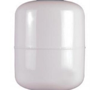 Vase d'expansion sanitaire VEXBAL - Capacité: 18 L - Diamètre: 27 cm - Hauteur: 42 cm - Support mural - BLANC