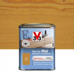 Vernis meuble et objet V33, chêne doré mat, 0.25l