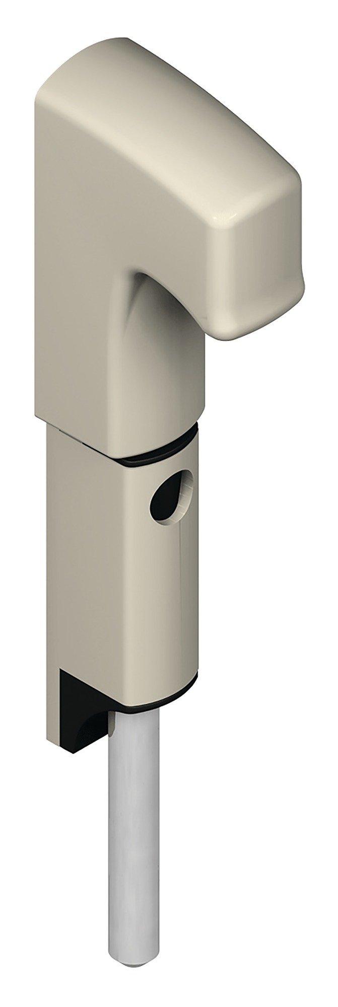 Verrou en applique Danaos tige inox longueur 167 mm blanc RAL9010 LA CROISEE DS DS6370-036