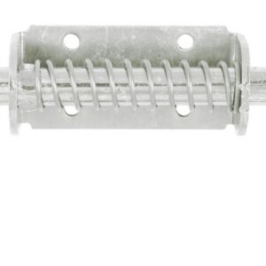 Verrou pistolet à ressort 14 mm inox zingué blanc JARDINIER MASSARD 522381