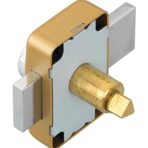 Verrou pompier à bouton + triangle 14 mm cylindre 40 mm ROBERT COUILLET 570.14