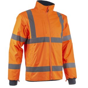 Veste haute visibilité 2 en 1 double polaire KAZAN GRS orange TM COVERGUARD 5KAJ17R00M