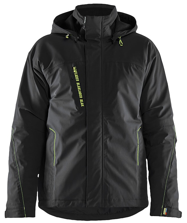 Veste hiver stretch 4D noir/jaune fluo TXL BLÅKLÄDER 448419179933XL