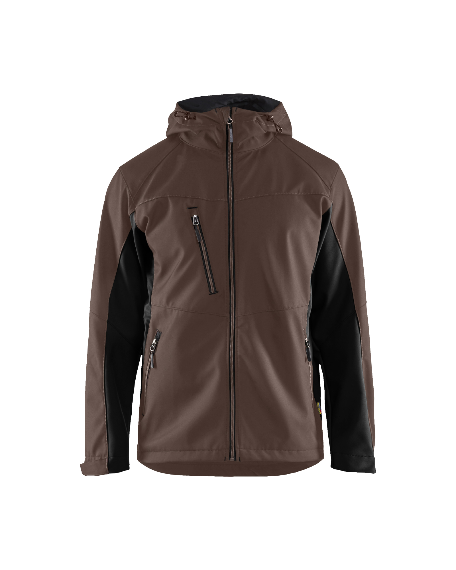 Veste Softshell à capuche marron/noir TS BLÅKLÄDER 475325167899S