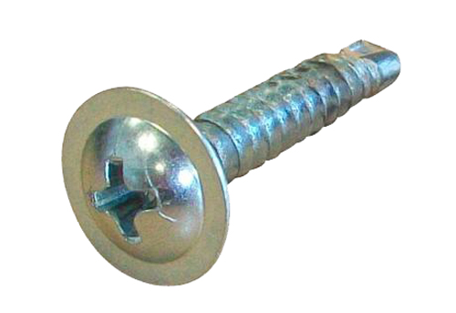 Vis à brique autoperceuses tête hexagonale Phillips zingué pour brique 4,2 x 25 mm boîte de 250 ING FIXATIONS A541510