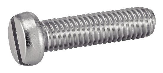Vis à métaux tête cylindrique fendue A4 DIN 84 5X16 boîte de 200 ACTON 642105X16