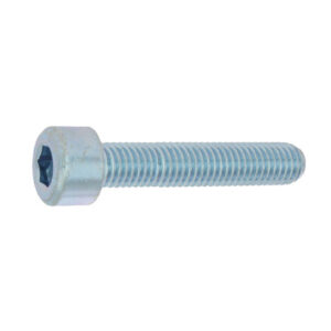 Vis à métaux tête cylindrique hexagonale creuse acier zinguée blanc classe 8.8 DIN 912 3X6 boîte de 200 CHC3X6ZING