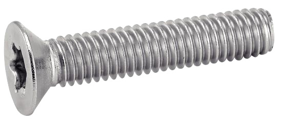 Vis à métaux tête fraisée 6 lobes internes A4 DIN 965 6x12 boîte de 200 ACTON 642306X12