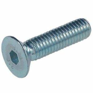 Vis à métaux tête fraisée hexagonale creuse classe 10.9 DIN 7991 zinguée 6X12 boîte de 200 FHC6X12ZING