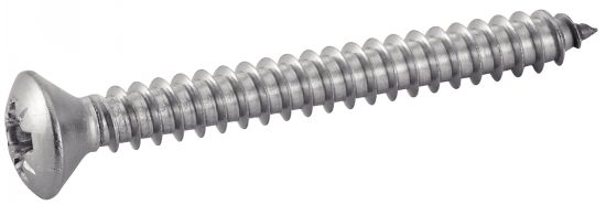 Vis à tôle tête fraisée bombée pozidrive forme C inox A2 DIN 7983 4,2X9,5 boîte de 200 ACTON- 624114,2X9,5