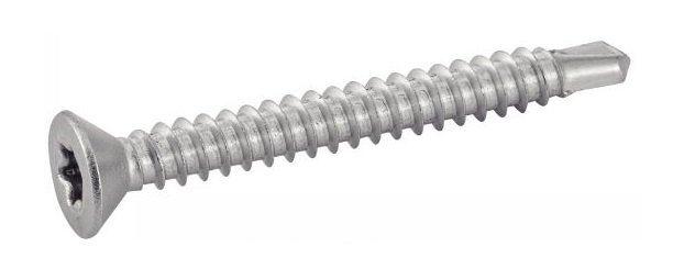 Vis autoperceuse tête fraisée 6 lobes internes inox A2 3,9 x 25 boîte de 200 ACTON 624363,9X25