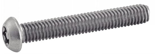 Vis métaux tête bombée torx teton inviolable A2 ISO 7380 6X60 boîte de 100 ACTON 628056X60