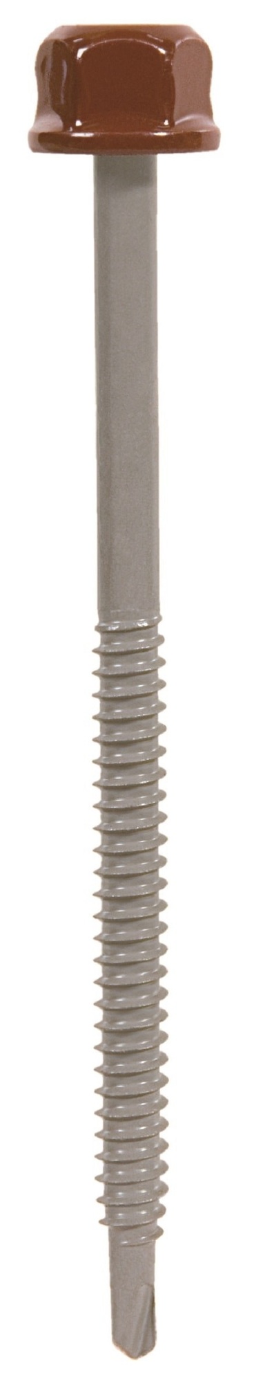 Vis têtalu autoperçeuse P1 TK12 laquée pour couverture + bardage sur bois Faynot - 263100-055