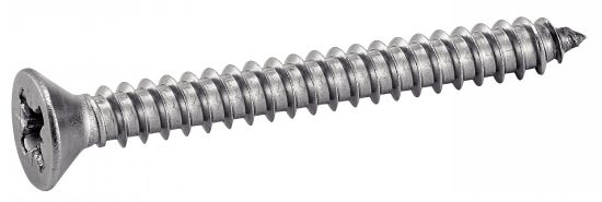 Vis tôle tête fraisée pozidrive A4 DIN 7982 5.5X60 boîte de 200 ACTON 644085,5X60