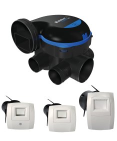 VMC hygroréglable EasyHome Hygro Premium MW + bouches BAHIA Curve Elec - Kit EasyHome Hygro Premium MW + bouches BAYIA Curve Elec