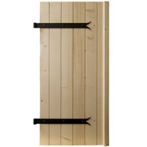 Volet battant BOIS Lames Verticales 32 mm 4 vantaux