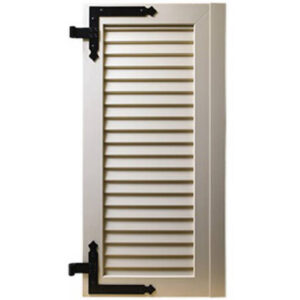 Volet battant PVC Cadre Soudé 36 mm 4 vantaux