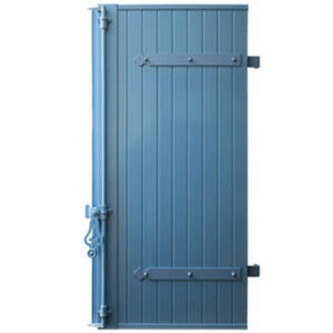 Volet battant PVC Lames Verticales 24 mm 1 vantail