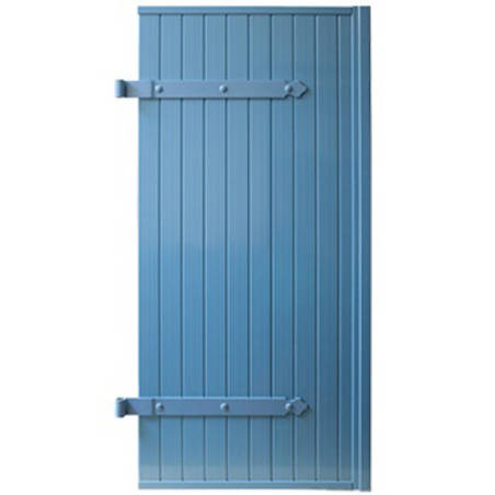 Volet battant PVC Lames Verticales 24 mm 3 vantaux