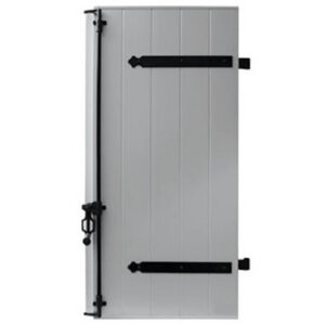 Volet battant PVC Lames Verticales 28 mm 1 vantail