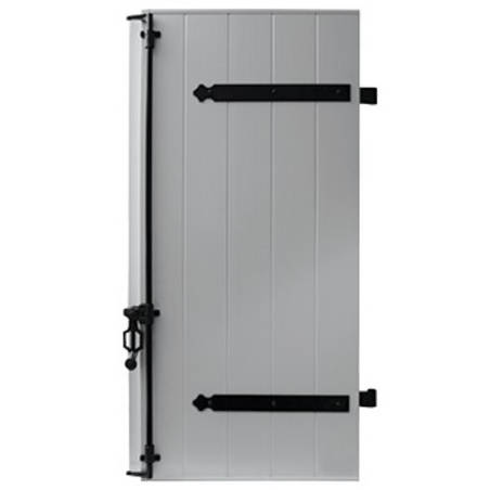 Volet battant PVC Lames Verticales 28 mm 1 vantail