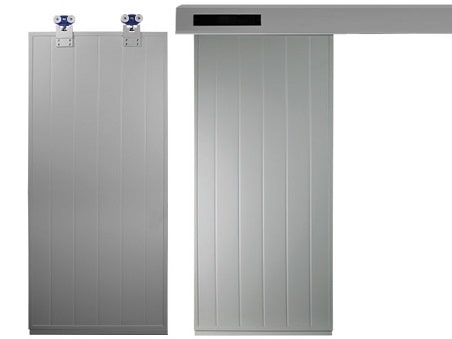 Volet coulissant Solaire ALU Lames 27 mm 2 vantaux