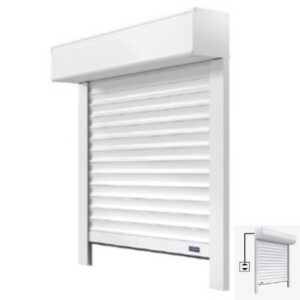 Volet Roulant Spécial ITE (avec coffre) Lames ALU 40 mm Motorisation filaire avec interrupteur
