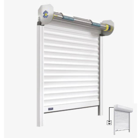 Volet Roulant traditionnel Lames PVC 60 mm Motorisation filaire avec interrupteur
