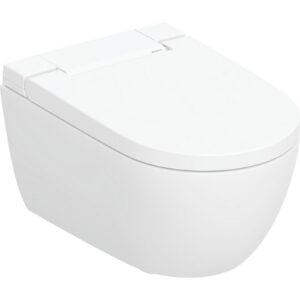 WC japonais suspendu AquaClean Alba - Largeur: 37,5 cm - Longueur 56,5 cm - Blanc