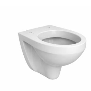 WC suspendu seul, avec bride (53 cm) - Normus Neo - Blanc avec frein de chute