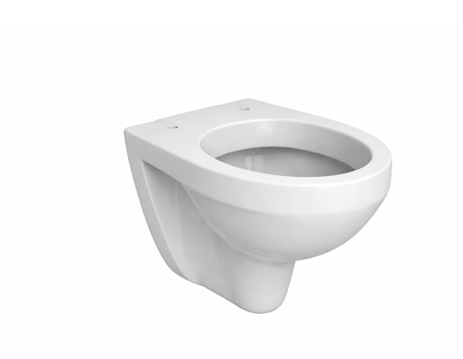 WC suspendu seul, avec bride (53 cm) - Normus Neo - Blanc avec frein de chute