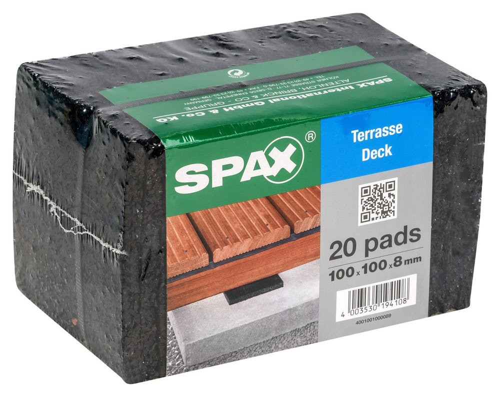 20 Tampons De Protection H. 8Mm Spax
