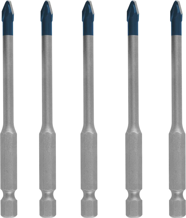 5 forets à carrelage HEX-9 Hard Ceramic 5 x 90 mm BOSCH EXPERT 2608902315