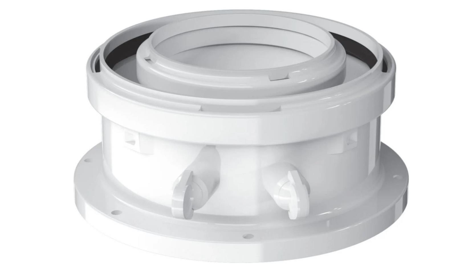 Adaptateur concentrique Ø 80/12 - FC-CA80 RACCORD VERTICALE 80/125 Condens