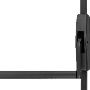 Barre antipanique Cross-bar 89 2 points noire 1250 mm JPM 890200-21-0Z