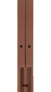 Barre de pivot standard fer plat 2500 x 30 x 5 mm gauche époxy marron HERACLES BLI-BPI20008