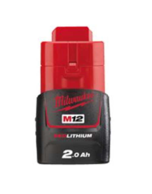 Batterie 12 V RedLithium M12 B2 2 A h MILWAUKEE 4932430064