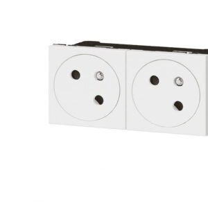 Bloc de prise de courant double 16A 2P+T Legrand Mosaic surface