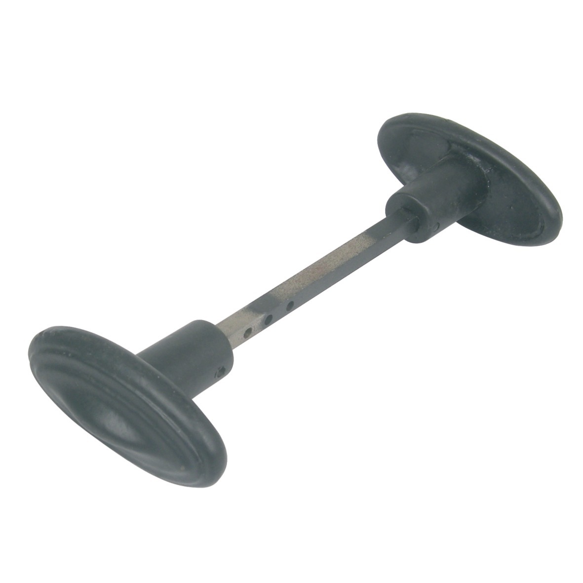 Bouton double 59/06 moderne tige 6 en fonte peint noir JARDINIER MASSARD J575050