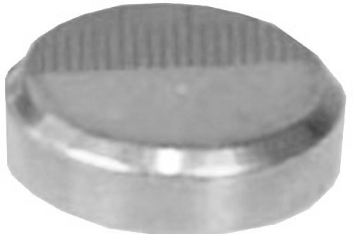 Cache vis plat diamètre 16 mm laiton chromé boîte de 10 GUITEL 9020D16S03